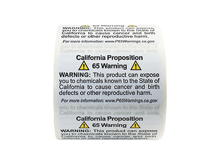 加州65標(biāo)簽 加州65標(biāo)簽